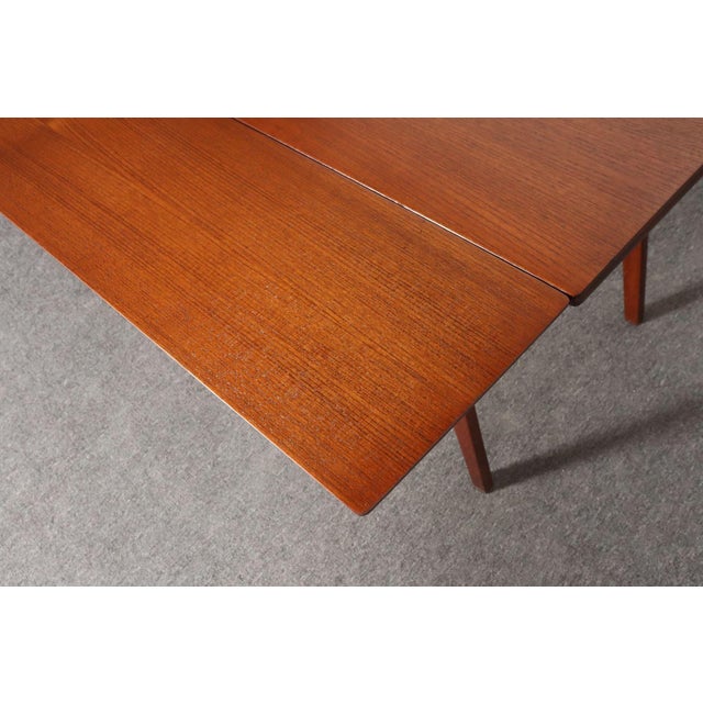 Danish Modern "Elevator" Metamorphic Coffee Table / Dining Table With Two Leaves For Sale - Image 17 of 18