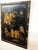 Antique Chinoiserie Black Lacquer Decorative Panel with Gilt Figures, 1950 For Sale - Image 4 of 6