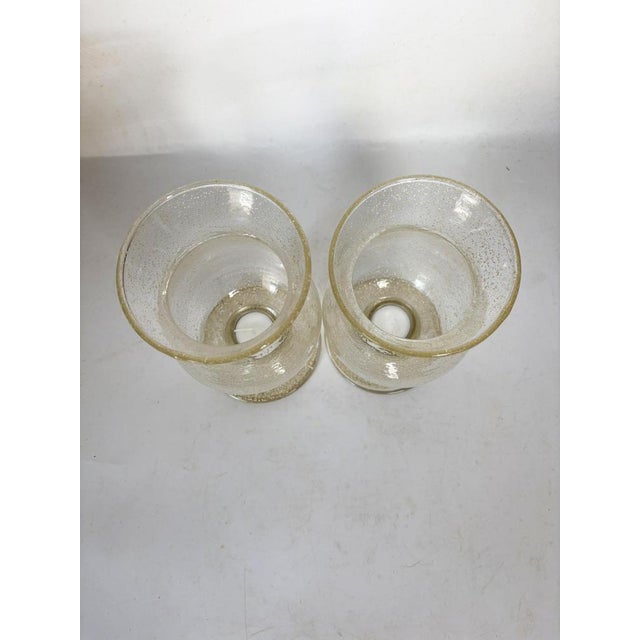1970s Bubble Glass Candleholders, France, 1970, Set of 2 For Sale - Image 5 of 9