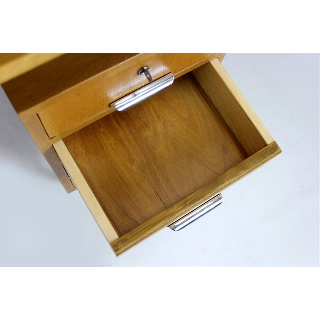 Bauhaus Tubular Steel Desk from Mücke-Melder, Czechoslovakia, 1930s For Sale - Image 4 of 18