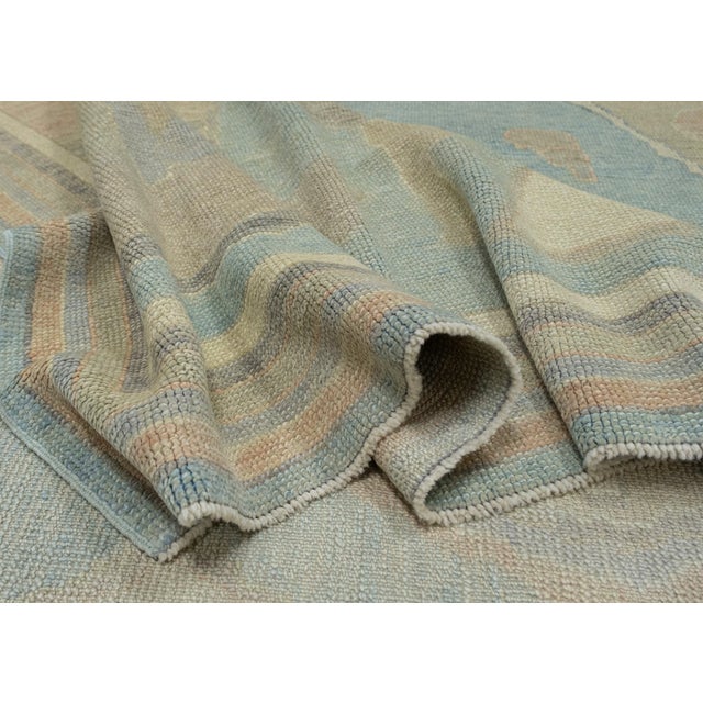 Textile Turkish Oushak Rug 10' x 14'7" For Sale - Image 7 of 7