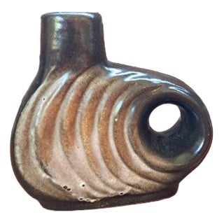 Glazed Terracotta Vase by Walter Becht, West Germany, 1970s For Sale