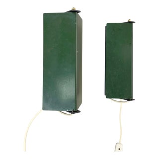 Cubic Wall Lights in the style of Charlotte Perriand for Les Arcs, France, 1960s, Set of 2 For Sale