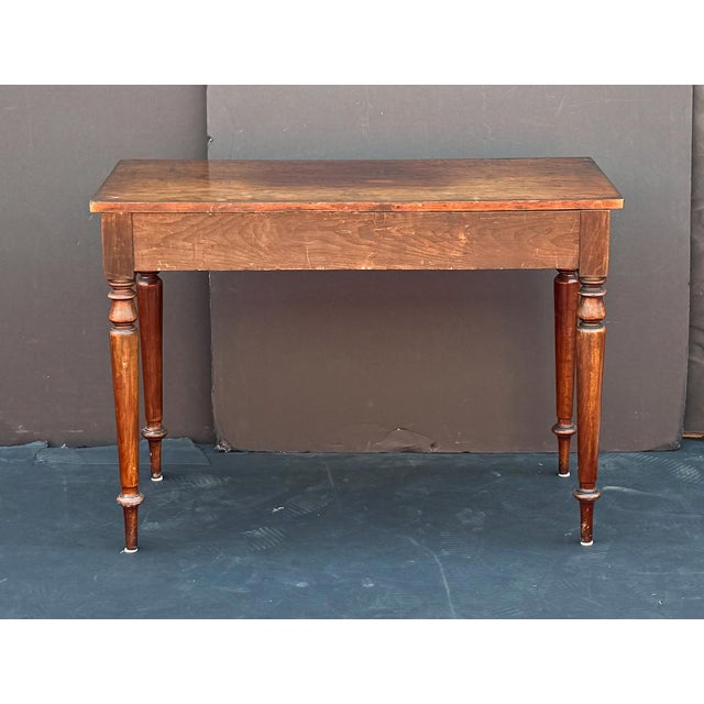 English Writing Table or Desk of Mahogany From the Georgian Era For Sale - Image 11 of 11