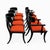 Mid-Century Modern Modern Mid-Century Style Klismos Chairs - Set of 8 For Sale - Image 3 of 5