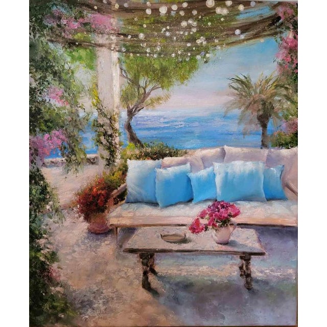 Original oil painting 'Welcome', by Elena Mardashova. On canvas, dimension 60 x 50 cm, realized in 2023. This piece is...