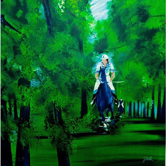 Victor Spahn, Forest Walk, Lithograph For Sale - Image 5 of 5