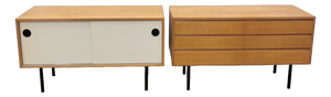 Vintage Maple Sideboards from Thut Möbel, 1950s, Set of 2