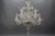 Venetian Murano Glass and Gold Dust Floral Chandelier, Italy, 1950s For Sale - Image 9 of 18