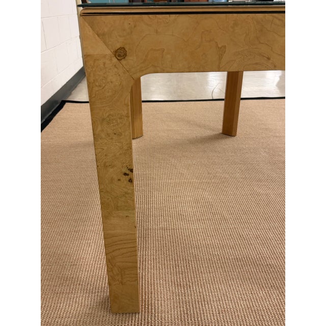 1970s 1950s Henredon Scene Two Burled Olive Writing Desk For Sale - Image 5 of 12