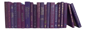 Decorative Books - Orchid Books - Purple Books By The Foot