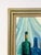 Blue Vintage Original Oil Painting Still Life Bottles Jugs, Framed Art, Canvas, Blue For Sale - Image 8 of 11