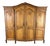 Vintage French Louis XVI Style Oak 4-Door Armoire For Sale