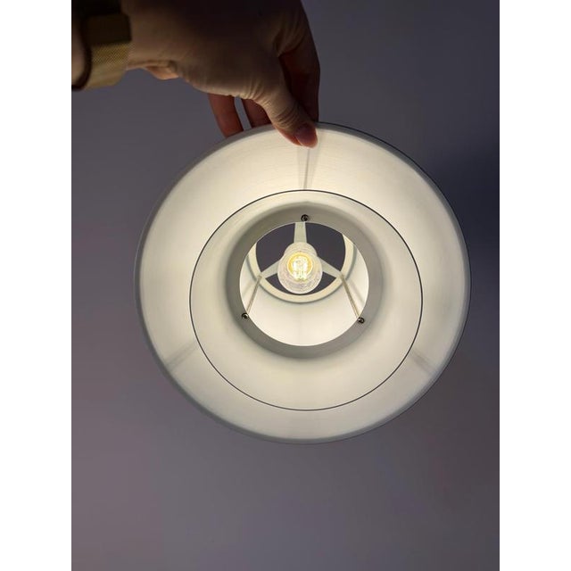Silver and White Auditorie 1 Pendant Lamp by Svend Middelboe for Nordisk Solar For Sale - Image 9 of 11