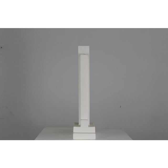 Vintage Y15 Vase in White Enameled Ceramic by Ettore Sottsass for Poltronova, 1970, in Flawless conditions. Designed 1970...