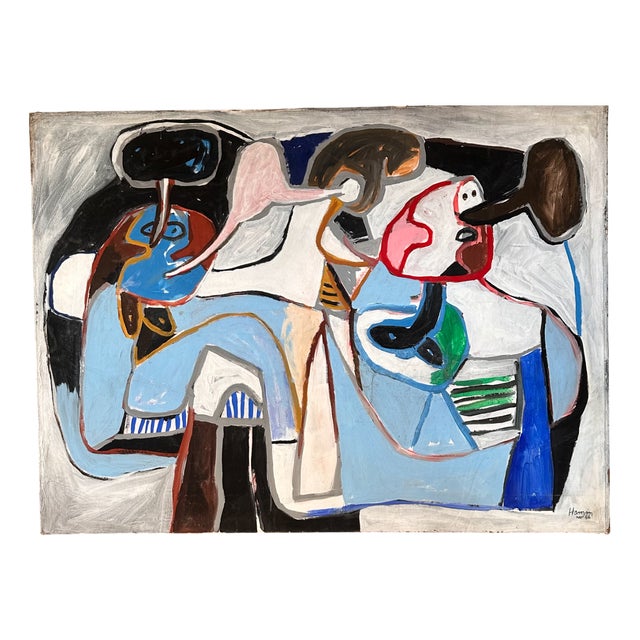 Tableau Hamon, Untitled, 1956, Oil on Canvas For Sale