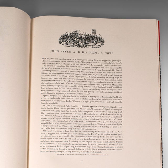 Mid 20th Century 1953's 4 Vols Vintage English Maps For Sale - Image 5 of 12