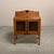 Beautiful Art Deco tea cabinet in the Amsterdam School style, a striking Dutch design from the 1930s. Solid oak frame with...