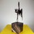Black Iron Sculpture with Black Marble Base attributed to Carlo Rizzarda For Sale - Image 8 of 11