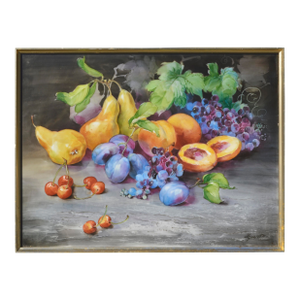 Abundant Harvest - Summer Fruit Still Life by Alzora Zaremba