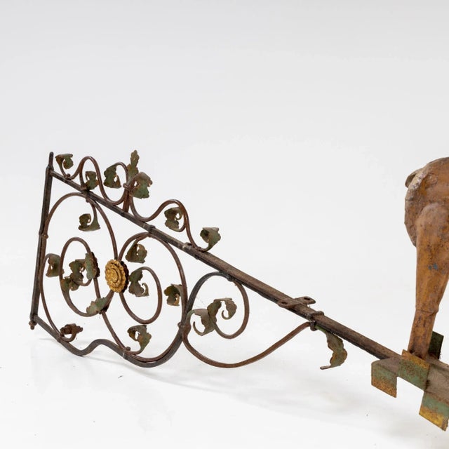 18th Century South German Sign Bracket with Reindeer For Sale - Image 4 of 8