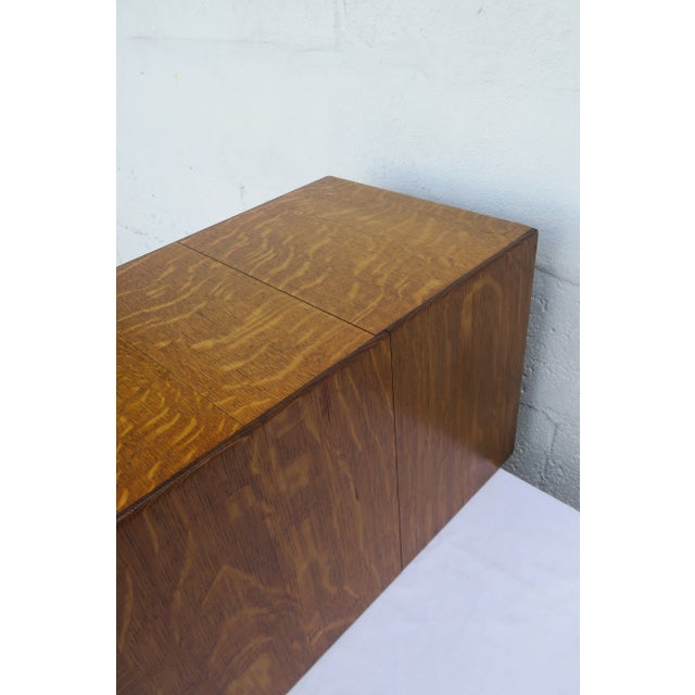 Early 1900s Oak Tabletop Two Drawer Table Top Large Wooden Card File 6128 For Sale - Image 12 of 18
