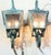 Pair of Vintage Solid Brass Outdoor Wall Lanterns - 22”h X 7”.5 W X 7”.5 D For Sale - Image 13 of 15