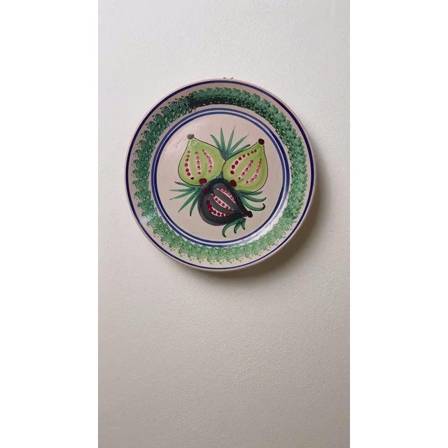 Vintage Ceramic Wall Plate, 1960s For Sale - Image 11 of 13