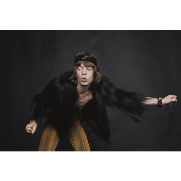 Mick Jagger' Contemporary Archival Color Photograph Print From the Original Negative by MIchael Ochs - 12x10 For Sale