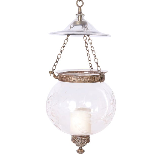 Antique Smoke Bell Light Fixture For Sale