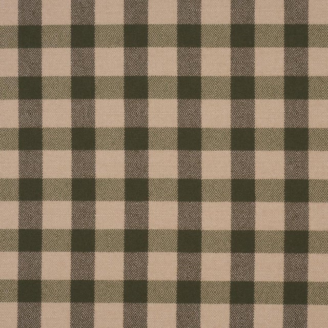 2020s Schumacher Galt Wool Check Fabric In Hunter For Sale - Image 5 of 5