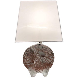 1960 Daum Crystal French Table Lamp For Sale