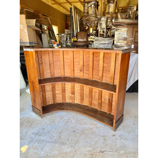 Early 20th Century French Walnut Art Deco Style Dry Bar For Sale - Image 16 of 16