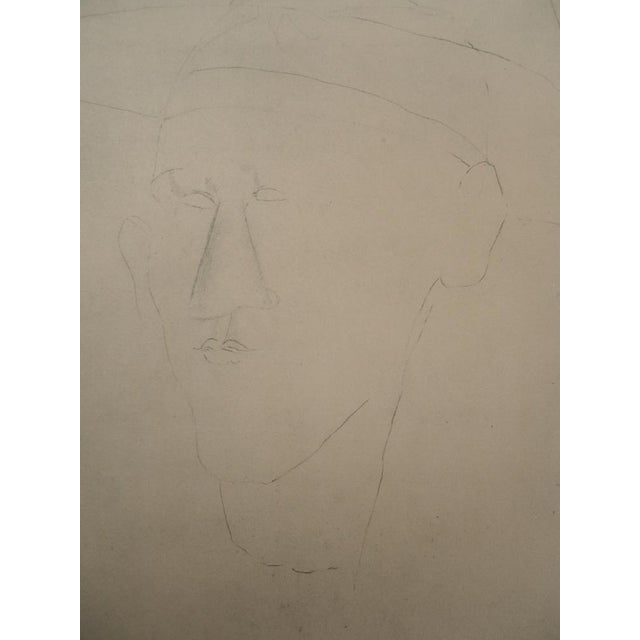 After Amedeo Modigliani, Portrait de Blaise Cendrars, 1959, Lithograph For Sale - Image 4 of 6