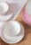Pink Porcelain Tea Service for 11 with Medallion from Vieux, Paris, 1900s, Set of 25 For Sale - Image 3 of 14
