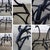 Early 20th Century Art Deco Italianate Demilune Table Black Painted Hand Wrought Iron Base For Sale - Image 14 of 18