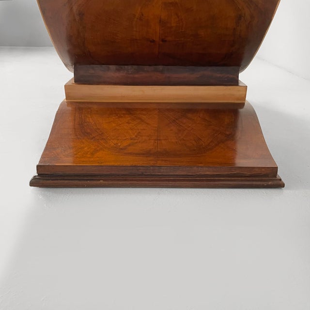 Art Deco Italian Rectangular Dining Table in Wood and Glass, 1930s For Sale - Image 17 of 18