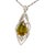 Contemporary 4.45 Carat Sphene Diamond Platinum Pendant Necklace For Sale - Image 3 of 7