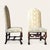French 20th Century Flemish-Style Walnut High-Back Side Chairs, Pair For Sale - Image 3 of 7