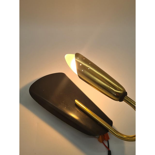 Modernist Wall Sconces in Brass and Aluminum, Europe, 1970s, Set of 2 For Sale - Image 10 of 14