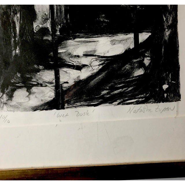 Black Natasha Zupan Signed Limited Edition Print “Wet Dusk,” 10/10 For Sale - Image 8 of 12