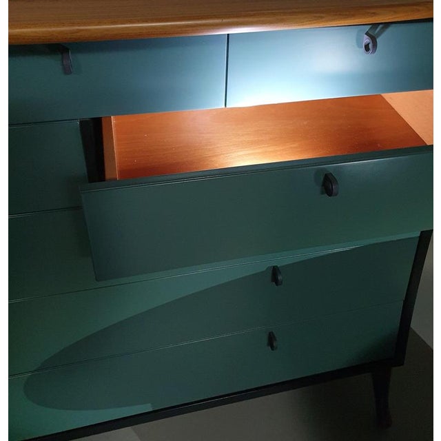 Sideboard and Bedside Tables by Umberto Asnago for Giorgetti, 1990s, Set of 3 For Sale - Image 11 of 18