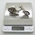Vintage Italian Handmade Genuine Silver Moped Scooter Large Figurine, 1970s For Sale - Image 9 of 12