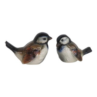 Goebel W Germany Cv73 and Cv74 Pair of 2 Porcelain Sparrow Bird Figurines 4899b For Sale