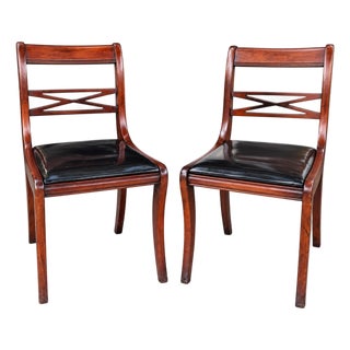 Regency Side Chairs Circa 1820 For Sale