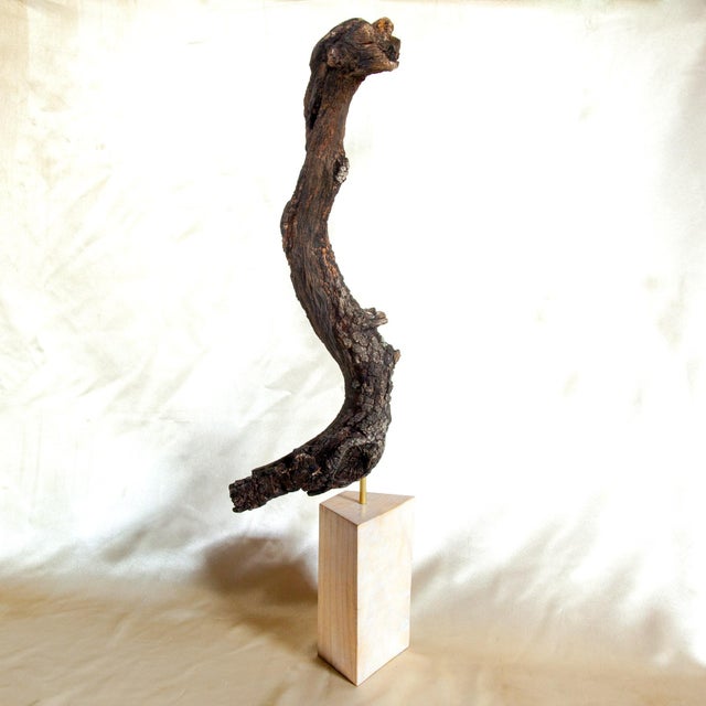 Wabisabi Organic Modern Wood Sculpture For Sale - Image 4 of 9