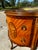 French 1940’s Louis XV Marquetry Drum Style Nightstand For Sale - Image 3 of 11