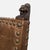 Vintage Leather Dining Armchair With Carved Finials For Sale In San Francisco - Image 6 of 8