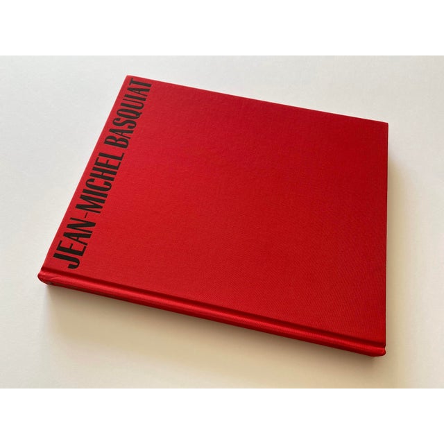 This Jean Michel Basquiat very rare vintage 1989 first limited edition lithograph print hardcover art exhibition book is...