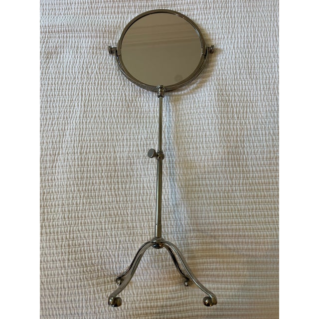 Traditional English Made Edwardian Bathroom Free Standing Mirror For Sale - Image 3 of 4